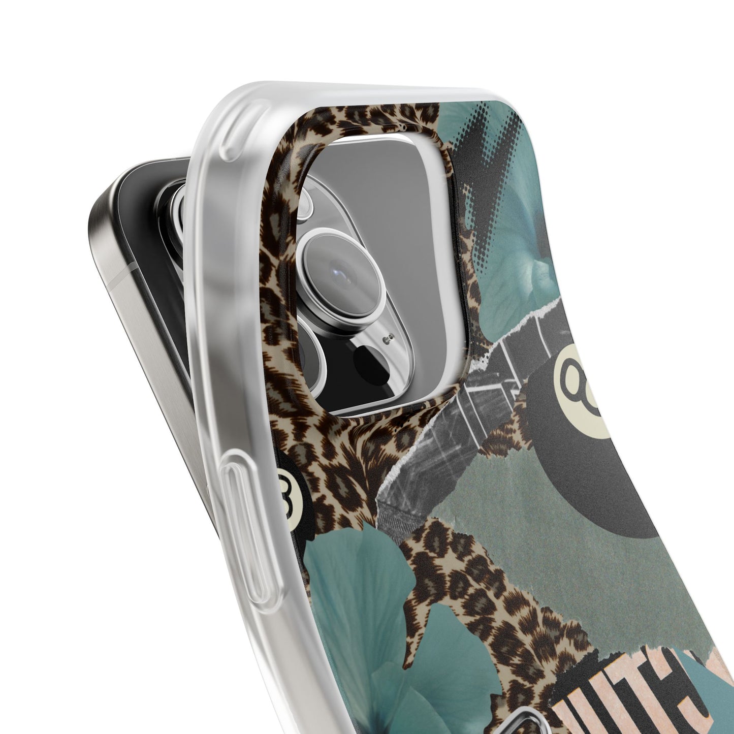Teal Trendy Flexi Phone Case