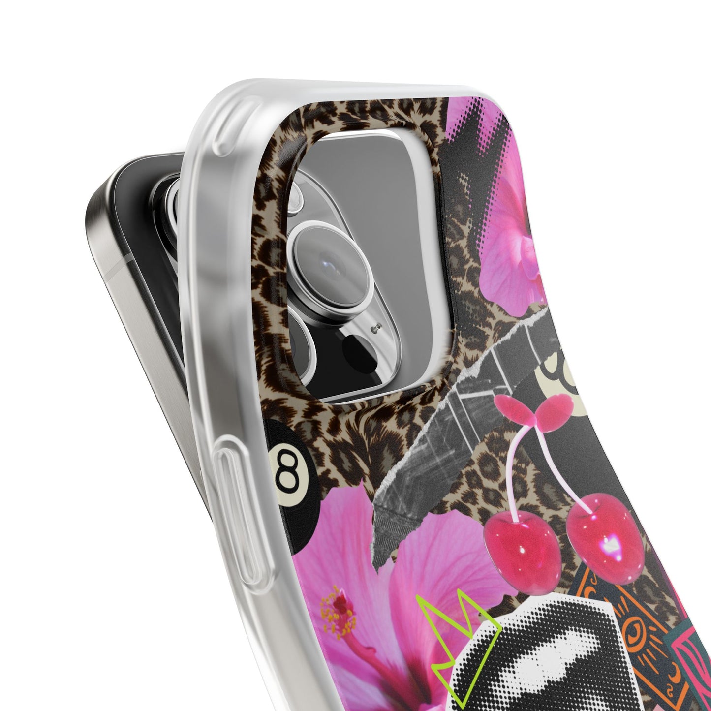 Trendy Flexi Phone Case - Edgy Bold Design