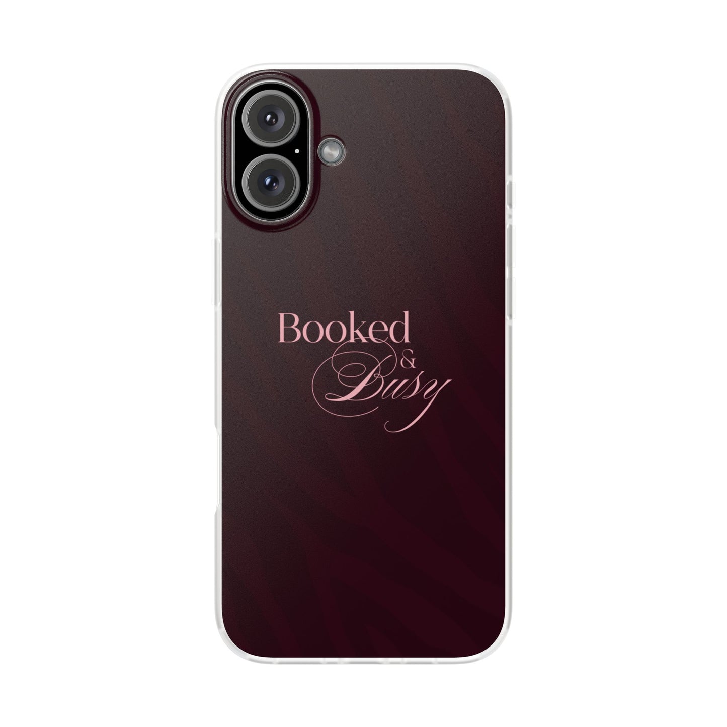 Maroon Booked & Busy - Flexi Case