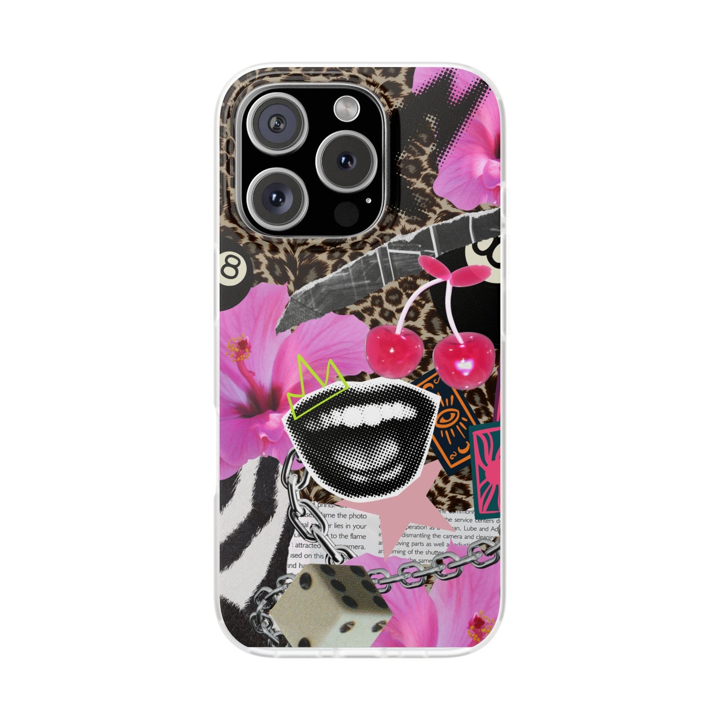 Trendy Flexi Phone Case - Edgy Bold Design