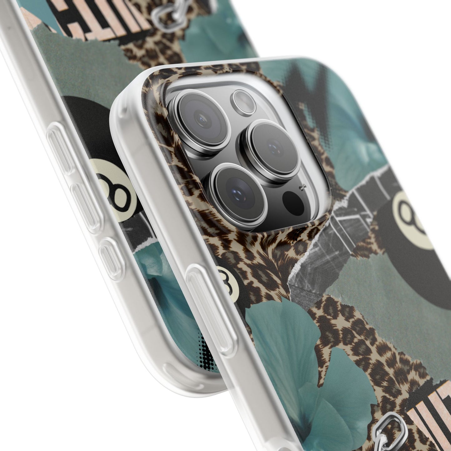 Teal Trendy Flexi Phone Case