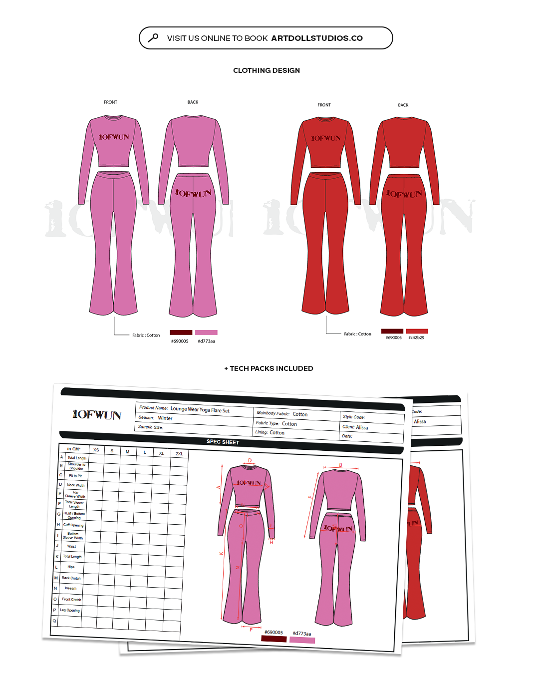 Clothing Design + Mockups