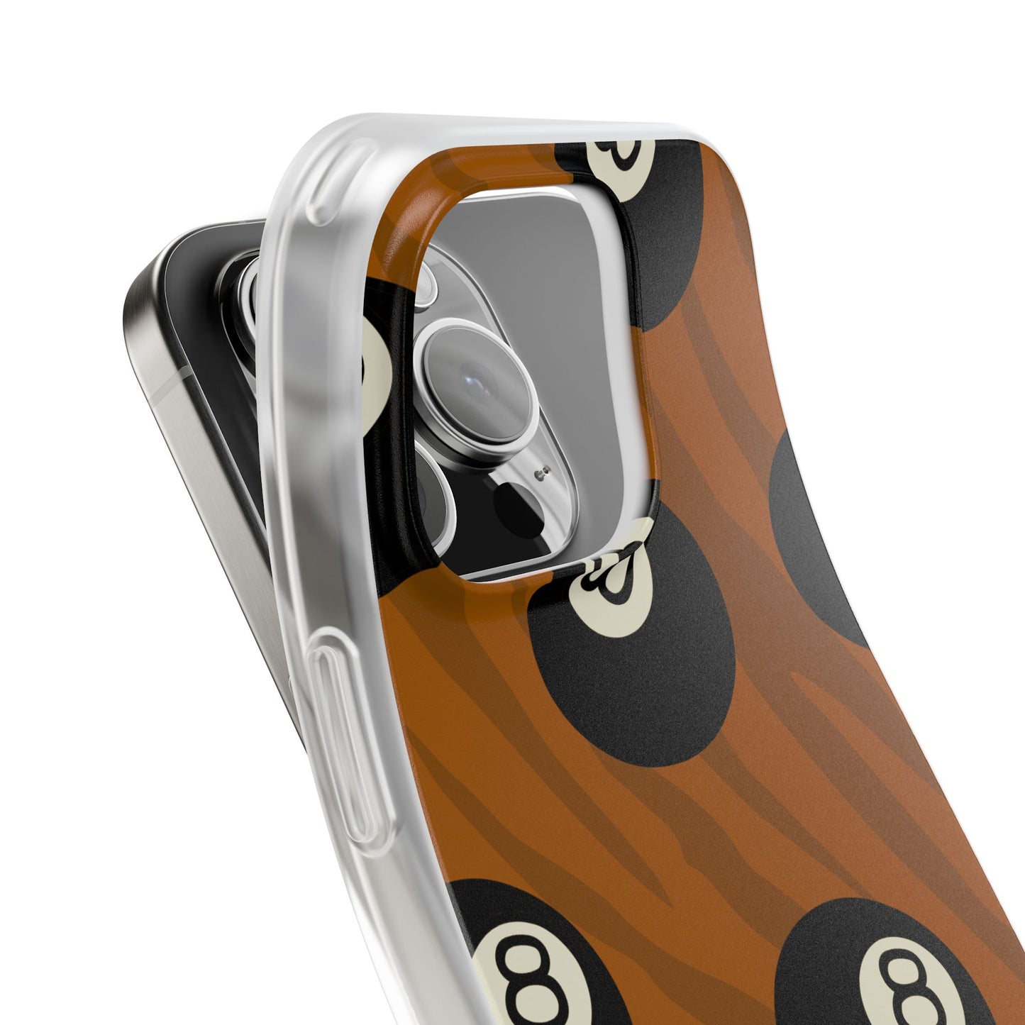 Orange 8-Ball Flexi Phone Case