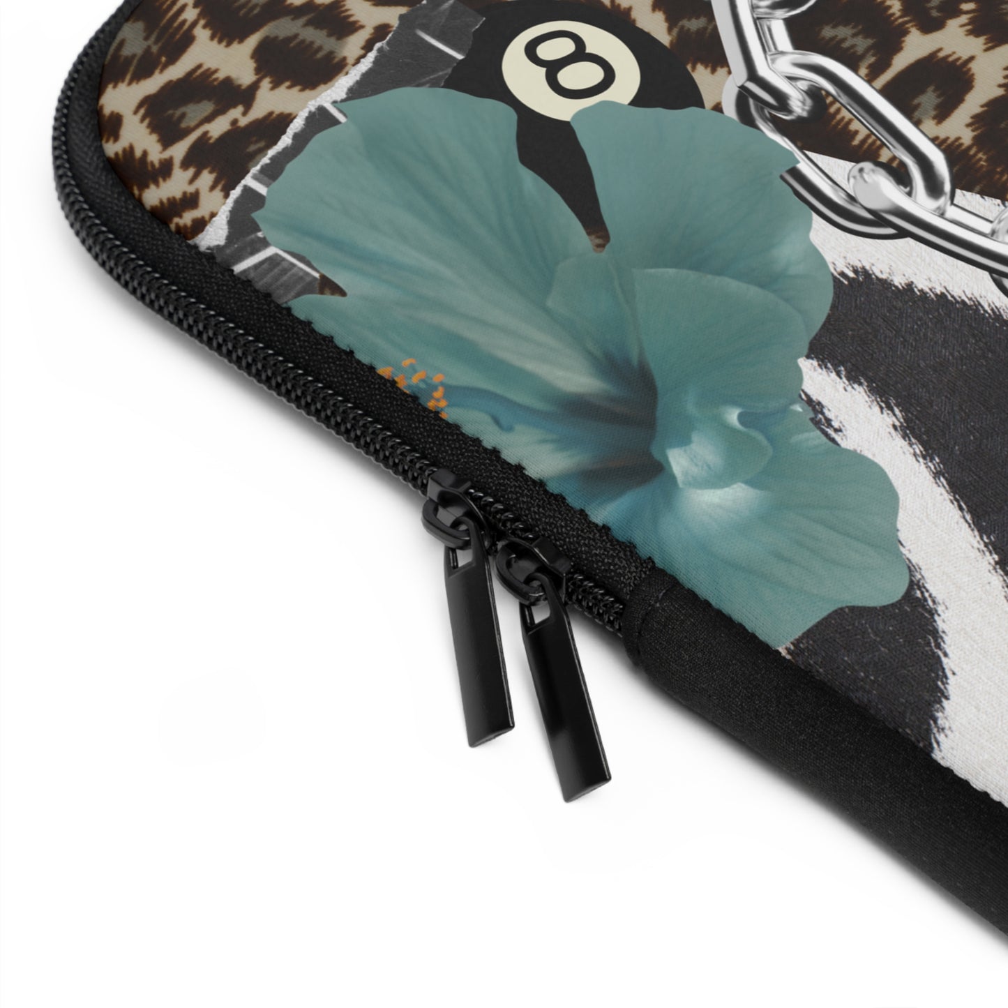 Teal Trendy Laptop Sleeve for Creatives