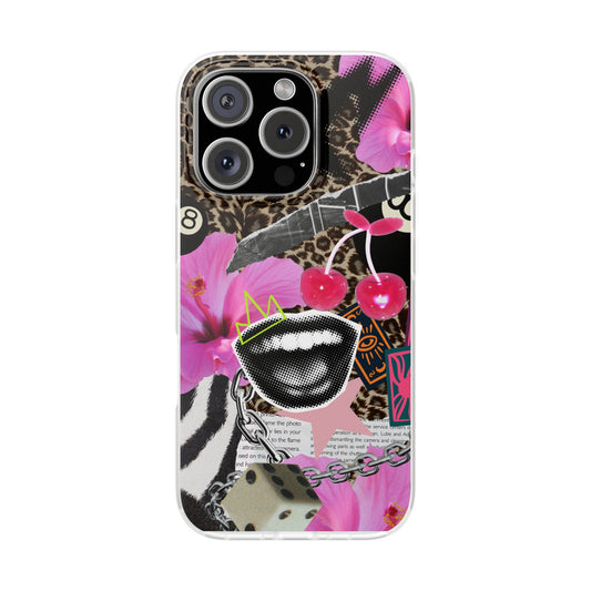 Trendy Flexi Phone Case - Edgy Bold Design