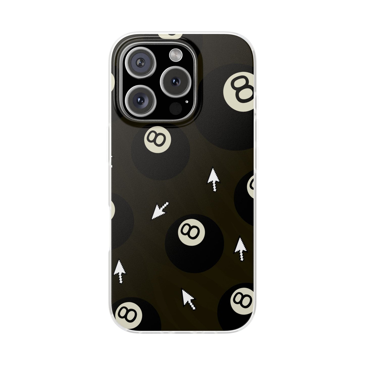 Green Eight Ball Flexi Case: