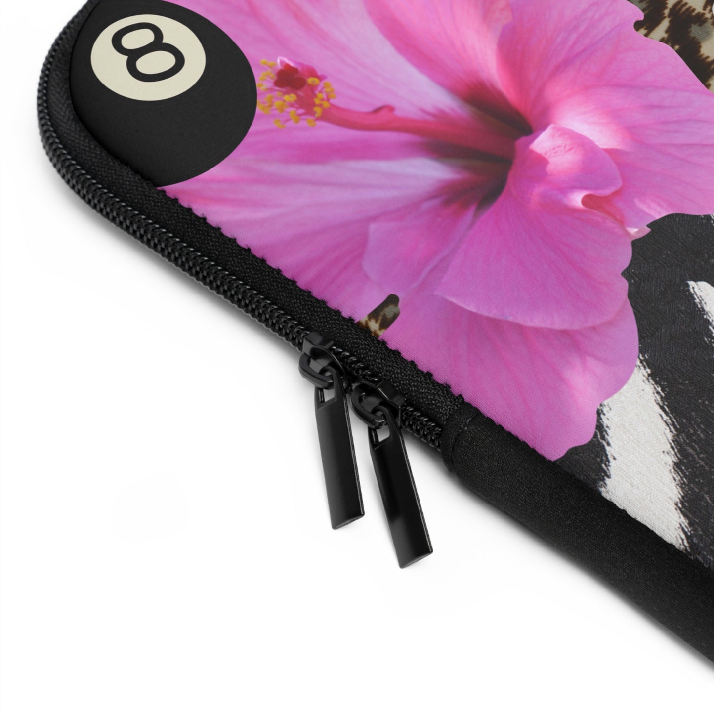 Trendy Laptop Sleeve with Floral & Animal Print Design, Stylish Laptop Case, Computer Bag,  Tech Accessories