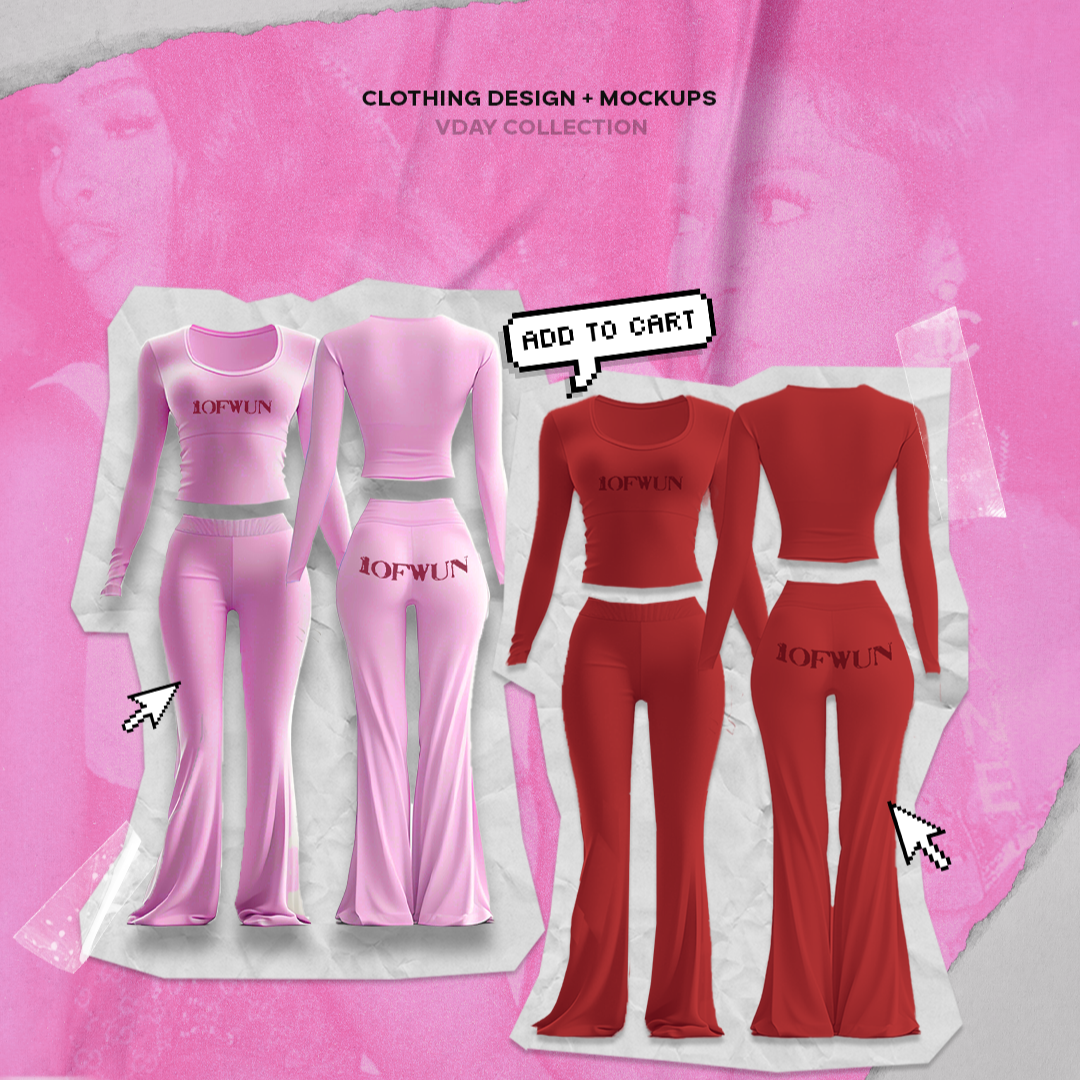 Clothing Design + Mockups