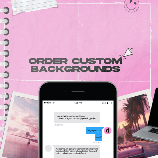 Order Custom Background