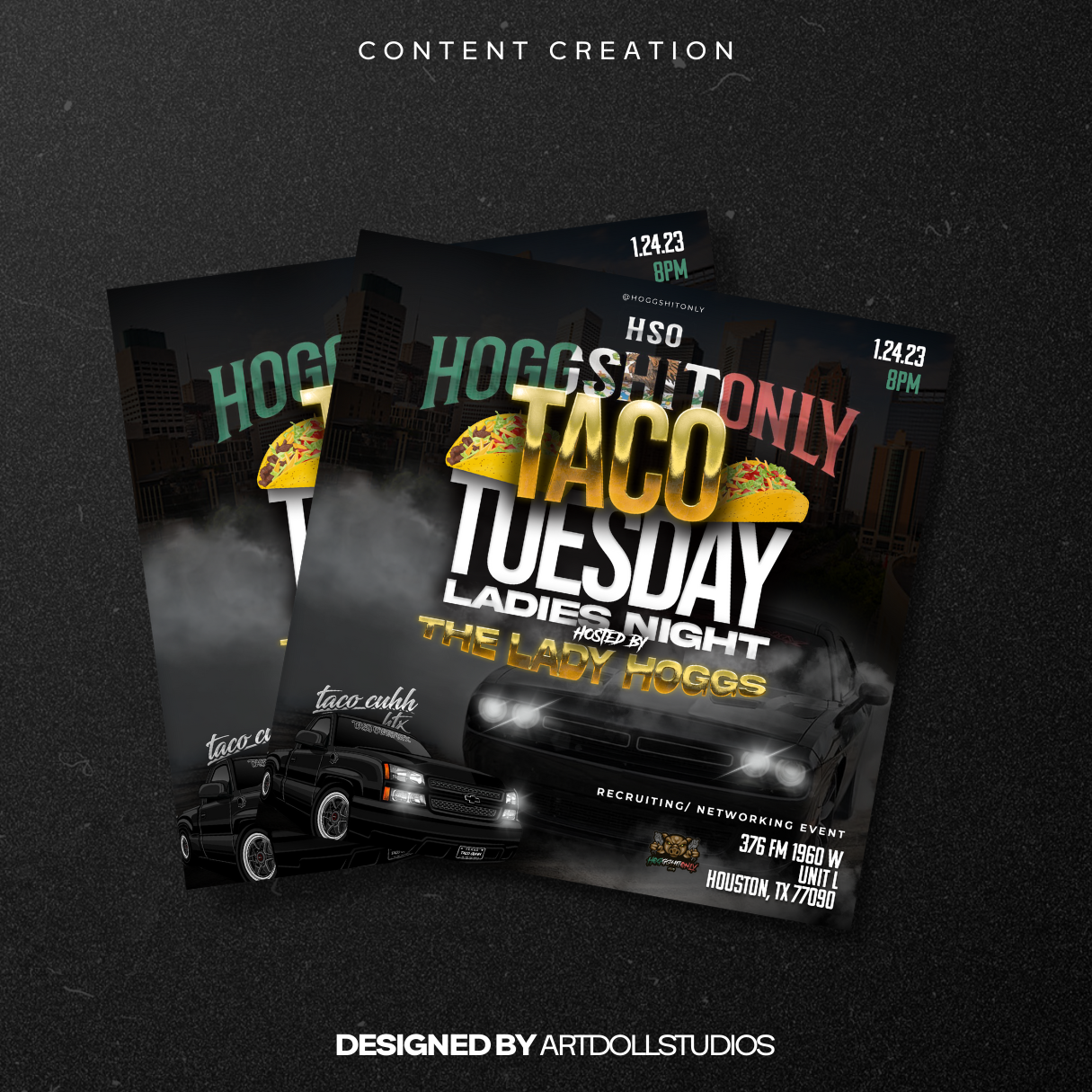 Social Media Content Creation E-Flyers